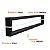 Puxador Porta Duplo Alça 800 Mm Inox Preto Fosco 40x20 80 Cm - Imagem 2