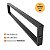 Puxador Porta Duplo 1000 Mm (1 Mt) Inox Preto Fosco 40x20mm - Imagem 3