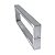 Puxador Porta Duplo Alça 400 Mm Inox Escovado 30x15 Mm 40 Cm - Imagem 1