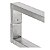 Puxador Porta Duplo Alça 400 Mm Inox Escovado 30x15 Mm 40 Cm - Imagem 2