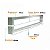 Puxador Porta Duplo Alça 600 Mm Inox Escovado 40x20 Mm 60 Cm - Imagem 5