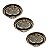 Kit 3 Puxador Italy Line 102 Colonial Antique Metal 8922 - Imagem 1