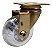 Rodizio Rodinha Dourado Móveis Silicone Girat 50 Mm S/ Trava - Imagem 2