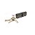 Fechadura Rolete Pivotante Imab Cilindro 90 Mm Preto Fosco - Imagem 2