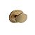 Kit 5 Puxador Beetle Com Base Granada Zen Dourado (fosco) - Imagem 2