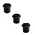 KIT 3 AMORTECEDOR DE PORTA IMAB 0300 ZAMAK PRETO FOSCO - Imagem 1