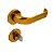FECHADURA PORTA EXTERNA DOURADA FOSCO LUNA AROUCA 40MM RED - Imagem 3