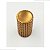 PUXADOR ZIGRINATO IL1780 18x30 PONTO BRONZE ESC ( DOURADO ) - Imagem 3