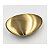 PUXADOR SEIXO G 78MM X 50MM GOLD ESCOVADO (DOURADO) ZEN - Imagem 3
