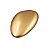 PUXADOR SEIXO G 78MM X 50MM DOURADO MATTE (FOSCO) ZEN - Imagem 1