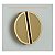 PUXADOR CONCHA MEIA LUA PAIO 64MM DOURADO MATTE (FOSCO) ZEN - Imagem 6