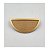 PUXADOR CONCHA MEIA LUA PAIO 64MM DOURADO MATTE (FOSCO) ZEN - Imagem 5
