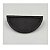 PUXADOR MOVEL CONCHA MEIA LUA PAIO 64MM PRETO ZEN ZP5426.24 - Imagem 6