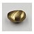 PUXADOR PONTO SEIXO P 30MM X 23MM GOLD ESCOVADO DOURADO ZEN - Imagem 4