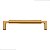 KIT 3 PUXADOR ZIGRINATO IL1780 160MM BRONZE ESC ( DOURADO ) - Imagem 2