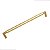 KIT 3 PUXADOR ZIGRINATO IL1780  224MM BRONZE ESC( DOURADO ) - Imagem 2