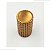 KIT 3 PUXADOR ZIGRINATO IL1780 18x30 BRONZE ESC ( DOURADO ) - Imagem 4