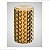 KIT 3 PUXADOR ZIGRINATO IL1780 18x30 BRONZE ESC ( DOURADO ) - Imagem 2