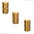 KIT 3 PUXADOR ZIGRINATO IL1780 18x30 BRONZE ESC ( DOURADO ) - Imagem 1