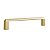 PUXADOR ALÇA LIVERI IL 955 128MM DOURADO FOSCO ITALY LINE - Imagem 2