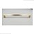 PUXADOR ALÇA LIVERI IL 955 224MM DOURADO FOSCO ITALY LINE - Imagem 3