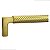 KIT 5 PUXADOR ZIGRINATO IL1780 192MM BRONZE ESC ( DOURADO ) - Imagem 4