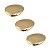 Kit 3 Puxador Ponto Seixo Grande Gold Zen Design Zp5762.a00 - Imagem 1
