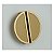 KIT 2 PUXADOR MOVEL MOVEL PAIO 64MM DOURADO MATTE FOSCO ZEN - Imagem 2