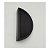 KIT 2 PUXADOR MOVEL CONCHA MEIA LUA PAIO 64MM PRETO ZEN - Imagem 5