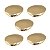 Kit 5 Puxador Ponto Seixo Grande Gold Zen Design Zp5762.a00 - Imagem 1