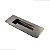 PUXADOR CONCHA EMBUTIR INOX POLIDO PORTA CORRER GAVETA 15CM - Imagem 1