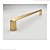 Kit 5 Puxador Liveri Il 955 160mm Dourado Fosco Italy Line - Imagem 4