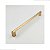 Kit 5 Puxador Liveri Il 955 160mm Dourado Fosco Italy Line - Imagem 2