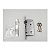 MÁQUINA AVULSA FECHADURA AROUCA INTERNA 6040 40MM INOX - Imagem 5