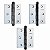 Kit 3 Dobradiças Pado 3530 Com Rolamento Aço Cromado 3 1/2 X 3 Polegadas Portaberta Para Porta Madeira Ou Metal De Até 45 Kg Com Parafusos 3,5 X 3 Polegadas - Imagem 5