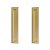 Kit 2 Puxador Concha Celleno Dourado Matte Fosco 50 Cm Il255 - Imagem 1