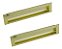 Kit 2 Puxador Concha Dourado Italy Line Il155 Metal 192mm - Imagem 1