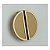 KIT 2 PUXADOR MOVEL MOVEL PAIO 64MM DOURADO MATTE FOSCO ZEN - Imagem 2
