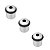 KIT 3 AMORTECEDOR DE PORTA IMAB 0300 ZAMAK ACETINADO (FOSCO) - Imagem 1