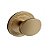 Kit 3 Puxador Beetle Com Base Granada Dourado Fosco Zen - Imagem 2