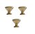 Kit 3 Puxador Cup Zen Dourado (dourado Fosco) Zp5238.955 - Imagem 1