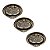 Kit 3 Puxador Italy Line 102 Colonial Antique Metal 8922 - Imagem 1