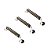 Kit 3 Puxador Manico Di Coltello Wood Escovado Zen 160mm - Imagem 1