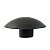 Kit 3 Puxador Moveis Orion 55 X 27mm Preto Fosco Zen Ponto - Imagem 2