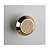Kit 3 Puxador Moveis Ponto Disk P Gold Dourado Brilhante Zen - Imagem 5