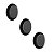 Kit 3 Puxador Para Moveis Ponto Disk G Preto Fosco Zen - Imagem 2