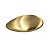 KIT 3 PUXADOR SEIXO G 78MM X 50MM GOLD ESCOVADO DOURADO ZEN - Imagem 4