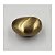 KIT 3 PUXADOR SEIXO P 30MM X 23MM GOLD ESCOVADO DOURADO ZEN - Imagem 2