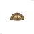 Kit 3 Puxador Shell 48 Mm Zen Dourado (fosco) Concha - Imagem 3