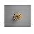 Kit 5 Puxador Beetle Com Base Granada Zen Dourado (fosco) - Imagem 3